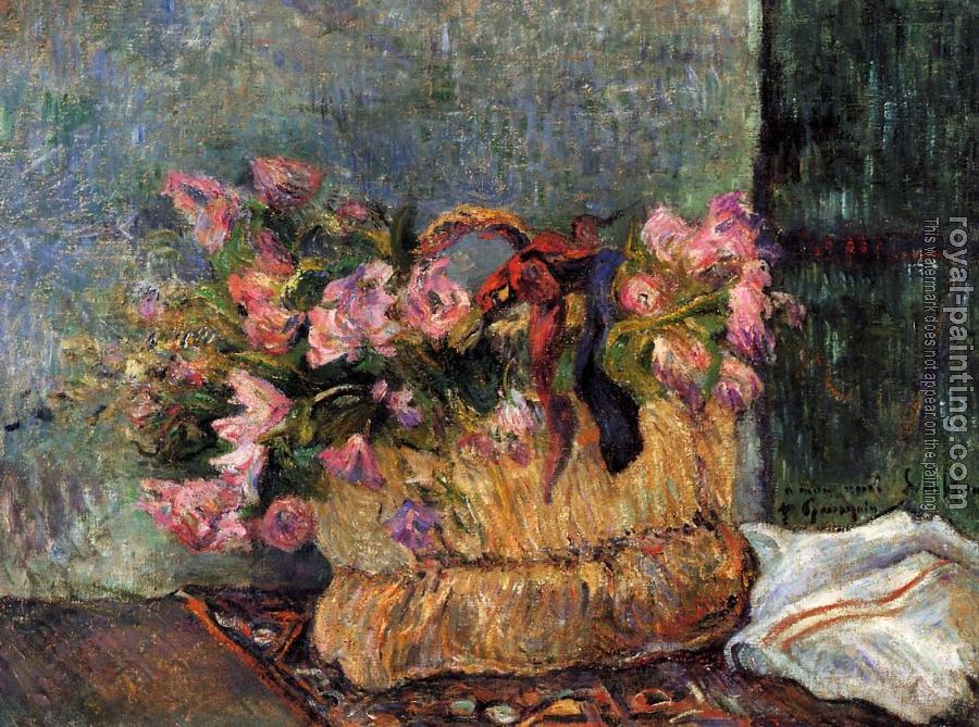 Paul Gauguin : Basket of Flowers